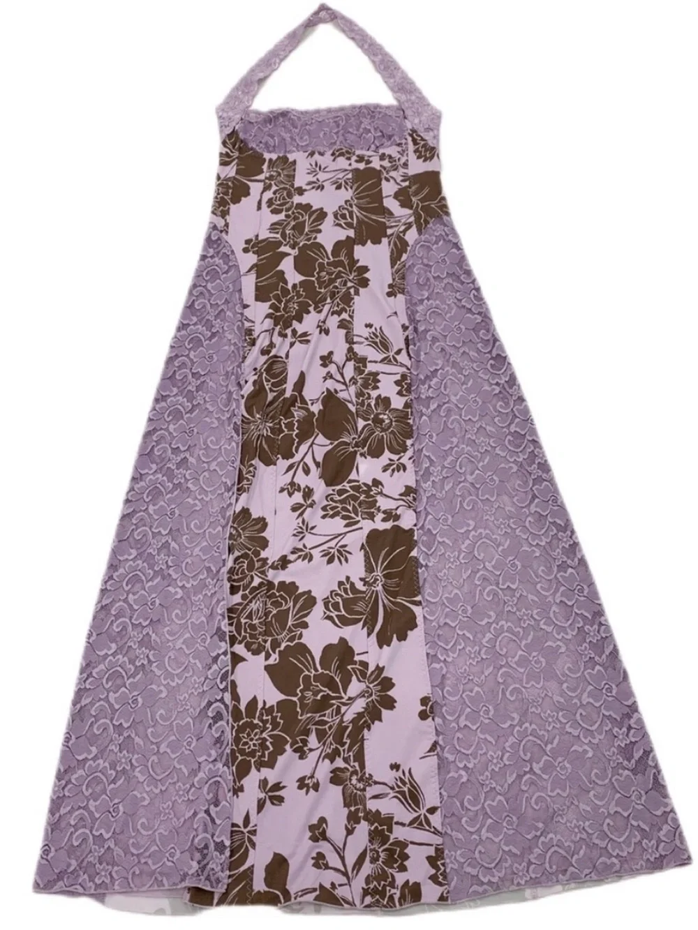 Free People Intimately x Free People Lavender Floral Lace Halter Slip Dress NWT